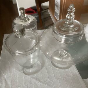 glass vases/jars large
